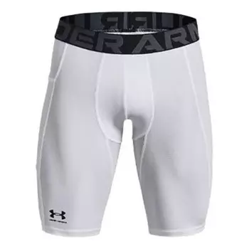 Шорты heatgear pocket long shorts 'white' Under Armour, белый