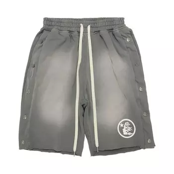 Шорты Hellstar Snap Shorts Grey, серый