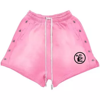 Шорты Hellstar Snap Shorts Pink, розовый