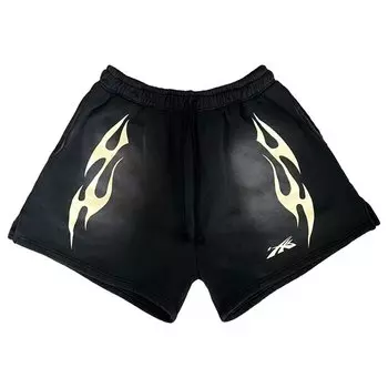 Шорты Hellstar Sports Flame Shorts, черный