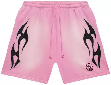 Шорты Hellstar x Complex Sports Flame Shorts 'Pink', розовый