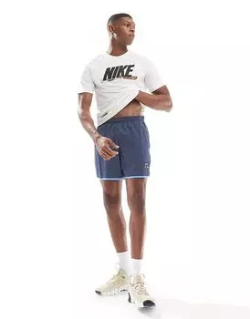 Шорты Heritage синего цвета Nike Training