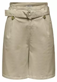 Шорты HIGH WAIST ONLY, бежевый