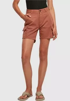 Шорты HIGH WAIST Urban Classics, коричневый