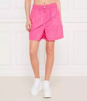 Шорты hisuke-1-d_b Relaxed fit Hugo Blue, розовый