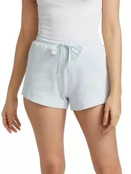 Шорты Хлопковые в Рубчик The Upside Ezi с кулиской, голубой