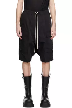 Шорты Hollywood Cargo Pods Rick Owens, черный
