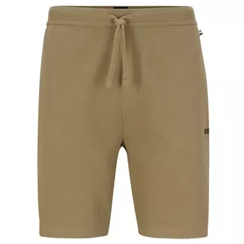Шорты Hugo Boss Cotton-blend Pajama With Embroidered Logo, зеленый