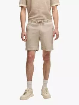 Шорты hugo chino HUGO BOSS, светло-бежевый