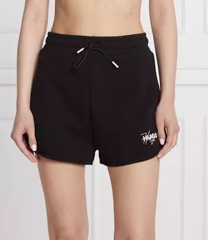 Шорты HUGO ninca regular fit, черный