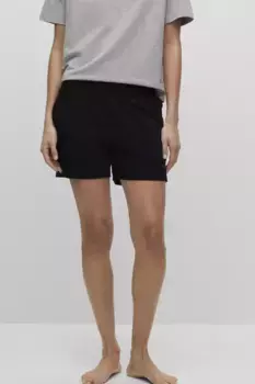 Шорты HUGO Underwear "SHUFFLE_SHORTS", с надписью-логотипом, черный