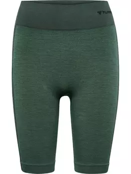 Шорты Hummel Radlerhosen Hmlclea Seamless Cycling, цвет CLIMBING IVY/BEETLE MELANGE