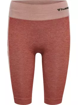 Шорты Hummel Radlerhosen Hmlclea Seamless Cycling, цвет WITHERED ROSE/ROSE TAN MELANGE