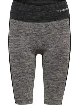 Шорты Hummel Radlerhosen Hmlclea Seamless Cycling, шато серый/черный меланж