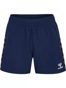 Шорты Hummel Verstellbare Taille Shorts Hmlauthentic Multisport Damen, цвет MARINE