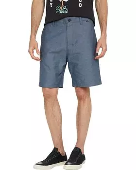 Шорты Hurley H2O-Dri Breathe 19" Walkshorts, цвет Obsidian