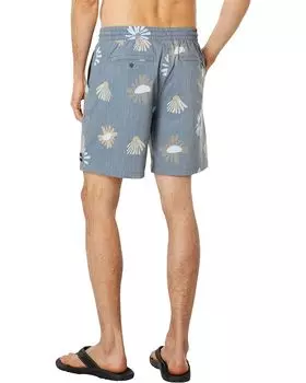 Шорты Hurley Naturals II 18" Volley Shorts, цвет Armored Navy 2
