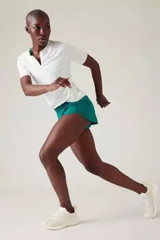 Шорты Hustle 3 дюйма Athleta, зеленый