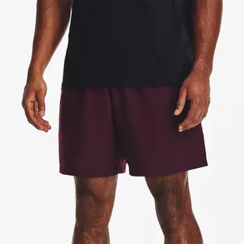 Шорты и шорты с тканым рисунком Under Armour, красный