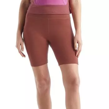 Шорты Icebreaker Fastray High Rise Merino, коричневый