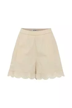 Шорты ICHI Loose fit Chino Pants SAIDI, бежевый