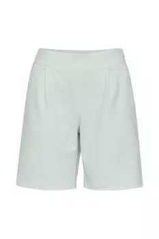 Шорты ICHI Regular Pleat-Front Pants KATE, пастельный зеленый