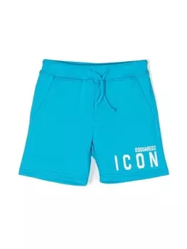Шорты Icon с логотипом Dsquared2 Kids, синий
