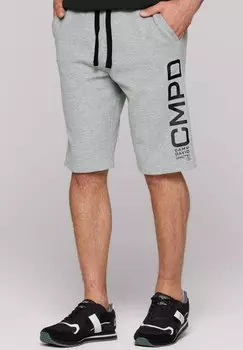 Шорты IM TONALEN STRUKTURMIX MIT PRINT Camp David, темно-серый