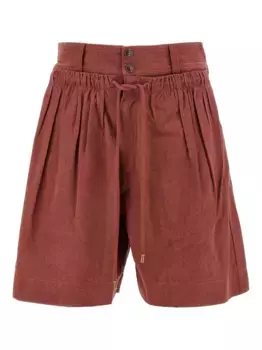 Шорты Ingrid с завышенной талией и кулиской ISABEL MARANT, красный