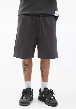 Шорты INTERLOCK JOGGER PULL&BEAR, темно-серый