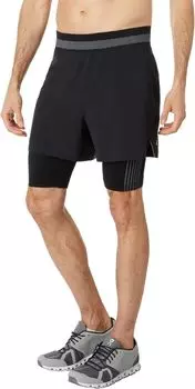 Шорты Intraknit Active на подкладке Smartwool, черный