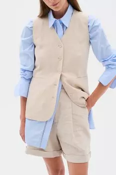 Шорты InWear, бежевый/меланж