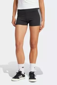 Шорты из 3 полосок 1/4 хлопка Adidas Originals, черный