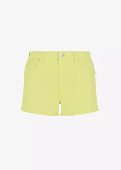 Шорты из эластичного хлопкового денима J59 Armani Exchange, зеленый