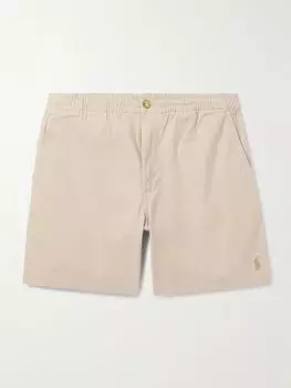 Шорты из эластичного хлопкового твила POLO RALPH LAUREN, нейтральный