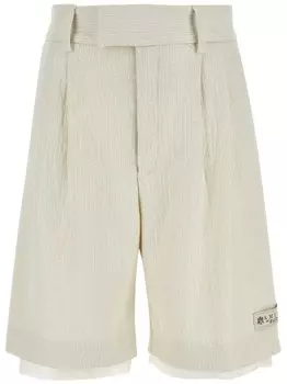 Шорты из эластичного полиэстера AMIRI, нейтральный цвет