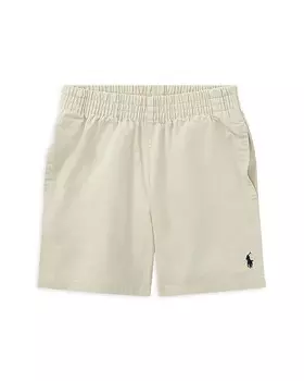 Шорты из эластичного твила для мальчиков Polo Ralph Lauren - Little Kid, коричневый/бежевый