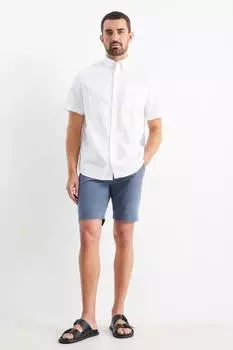 Шорты из эластичной лайкры, эластичной в 4 направлениях C&A, синий