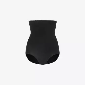 Шорты из эластичной ткани с высокой посадкой Everyday Shaping Spanx, черный