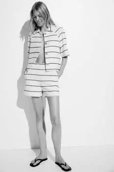 Шорты из букле H&M, мультиколор