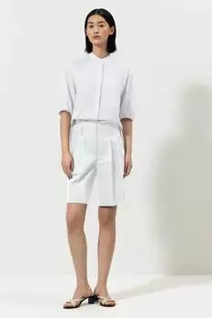 Шорты из бумажного пакета LUISA CERANO, цвет bleached white