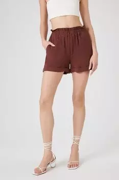 Шорты из бумажного пакета с высокой посадкой Forever 21