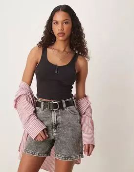 Шорты из денима Dickies Carpenter стандартного кроя светло-серого цвета