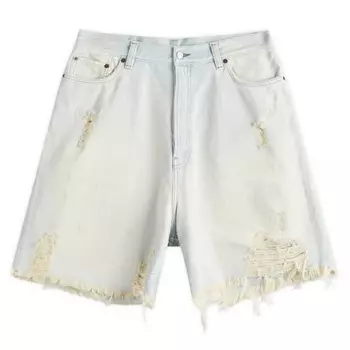 Шорты из денима Forge ux melange face Acne Studios, мультиколор