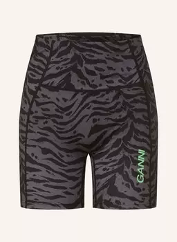 Шорты из джерси Ganni, черный