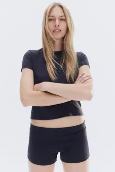 Шорты из джерси H&M, черный
