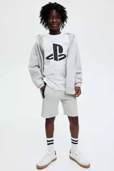 Шорты из джерси H&M, серый