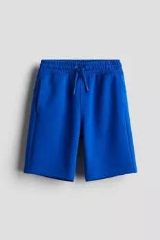 Шорты из джерси интерлок H&M, синий