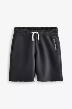 Шорты из джерси с логотипом Abercrombie & Fitch, черный