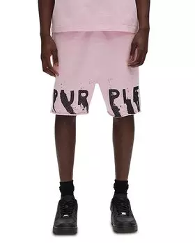 Шорты из флиса Relaxed Fit Purple Brand, розовый